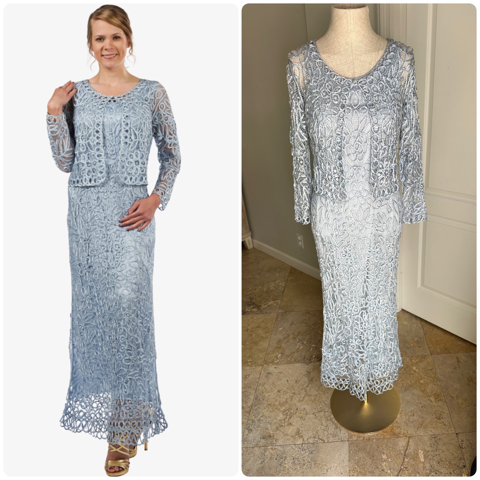 Soulmates C12016 Bolero Jacket & Scoop Neck Dress